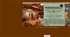 Desktop Screenshot of aaronwoodcarpentry.com